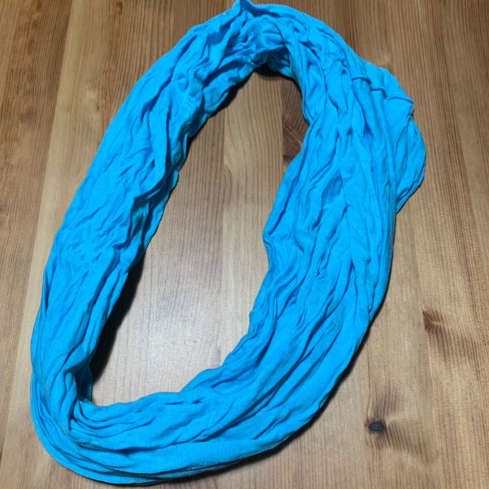 Sky Blue Soft and Stretchy Infinity Scarf